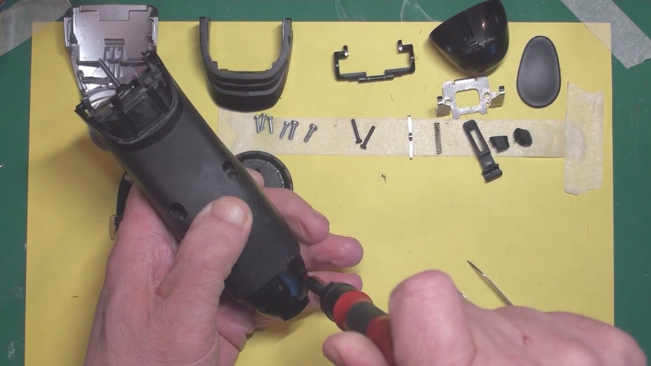 Panasonic huolto ER1611 battery replecement