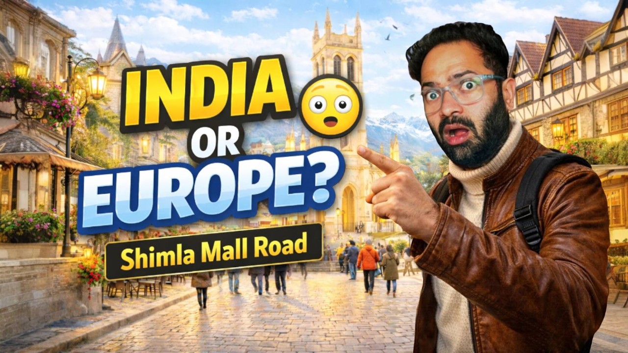Is This India or Europe? Shimla Mall Road Will Shock You! EP2