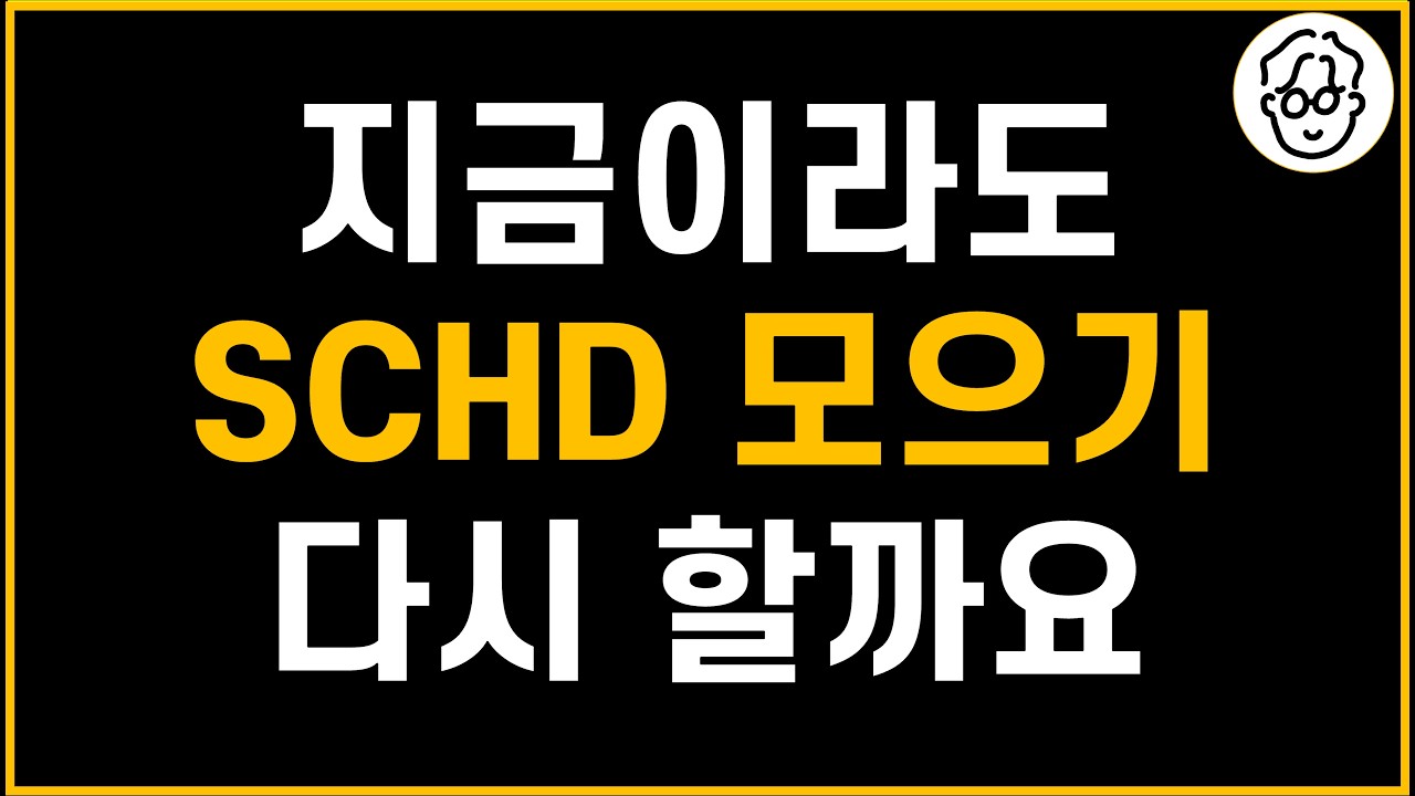 지금 SCHD 매수 고민된다면 보세요. S&P500, 나스닥, SCHD 투자고민 해결영상