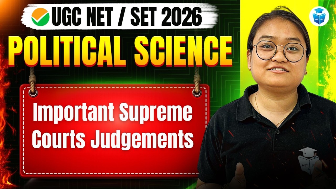 UGC NET Political Science 2026 | Important Supreme Court Judgements | UGC NET June 2026 JRFAdda