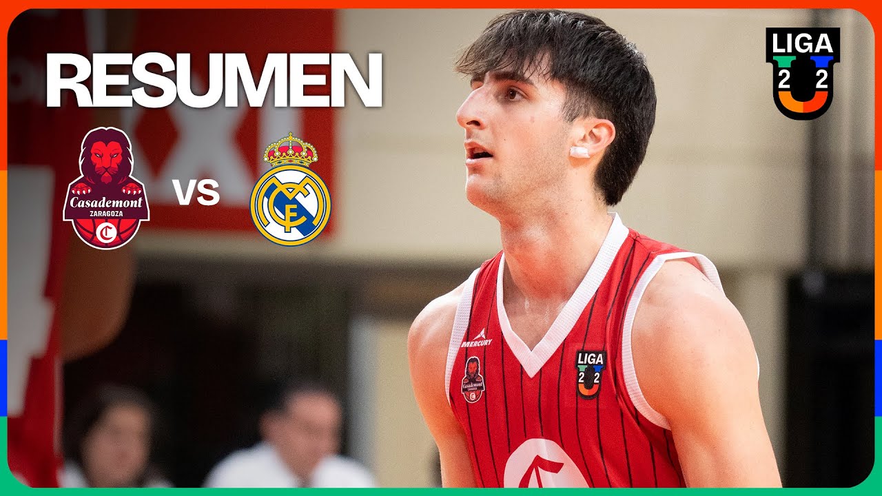 Casademont Zaragoza - Real Madrid RESUMEN U22 | Liga U 2025-26 Jornada 10