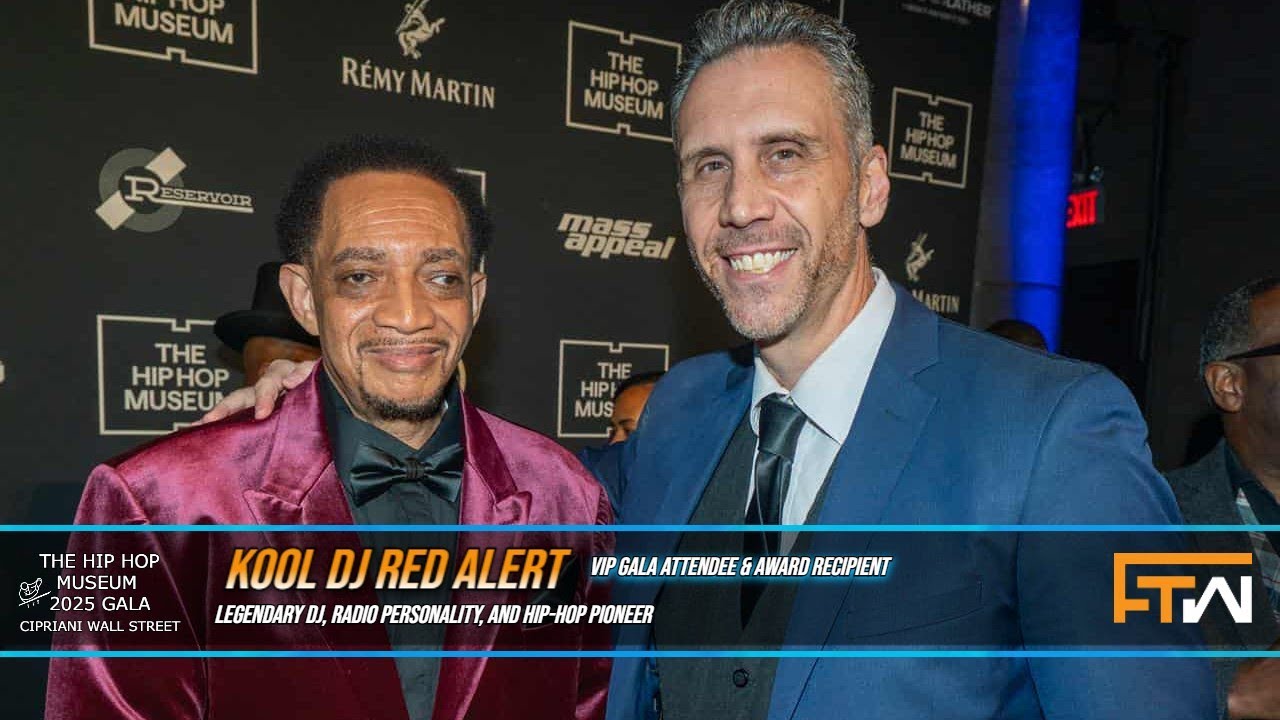 Todd interviews Hip Hop's Kool DJ Red Alert I The Hip Hop Museum 2025 Gala I Cipriani Wall StI NYC 