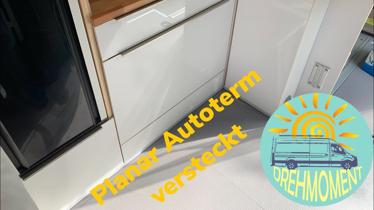 Sprinter K&uuml;che bauen mit versteckter Standheizung
