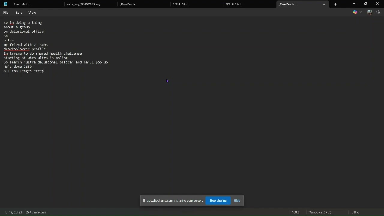 Grouping for a challenge with ultra