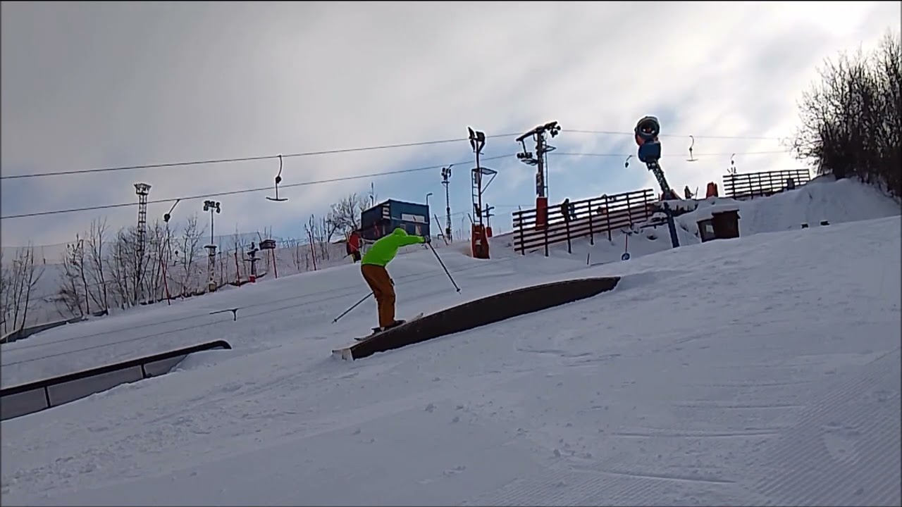 Макс на Сноублейдах в Канте 