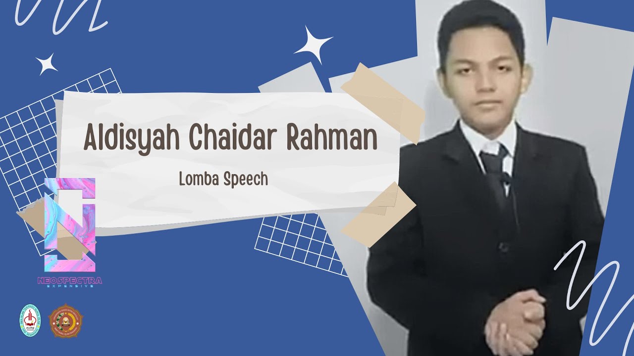 NEOSPECTRA2022 | SPEECH |  NEOS'COMPETITION | Aldisyah Chaidar Rahman