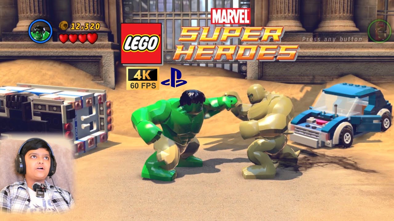 BOSS FIGHTS HOGI AAJ TOH‼️LEGO MARVEL SUPER HEROES PS5 4K HDR GAMEPLAY 