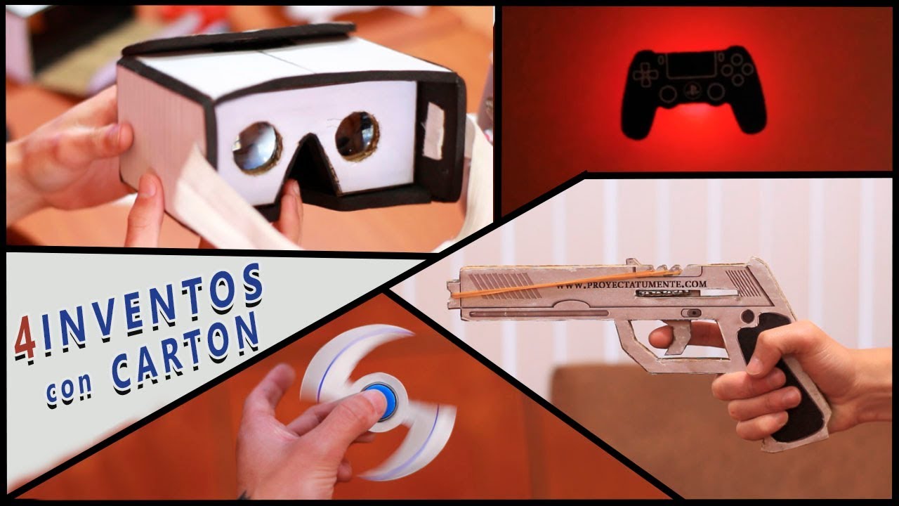 4 Increíbles Inventos Caseros de Cartón