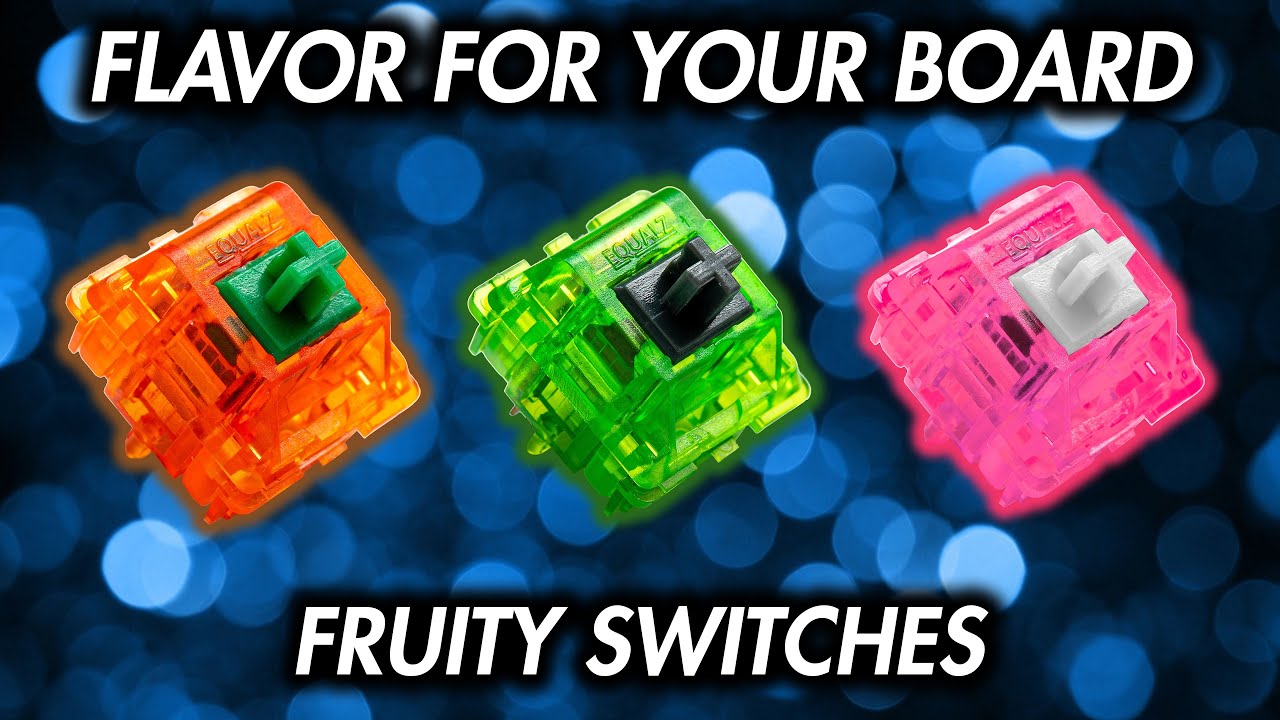 Хороши ли переключатели C3 x TKC Fruity? - Звуковые тесты киви, мандарина и драконьего фрукта!