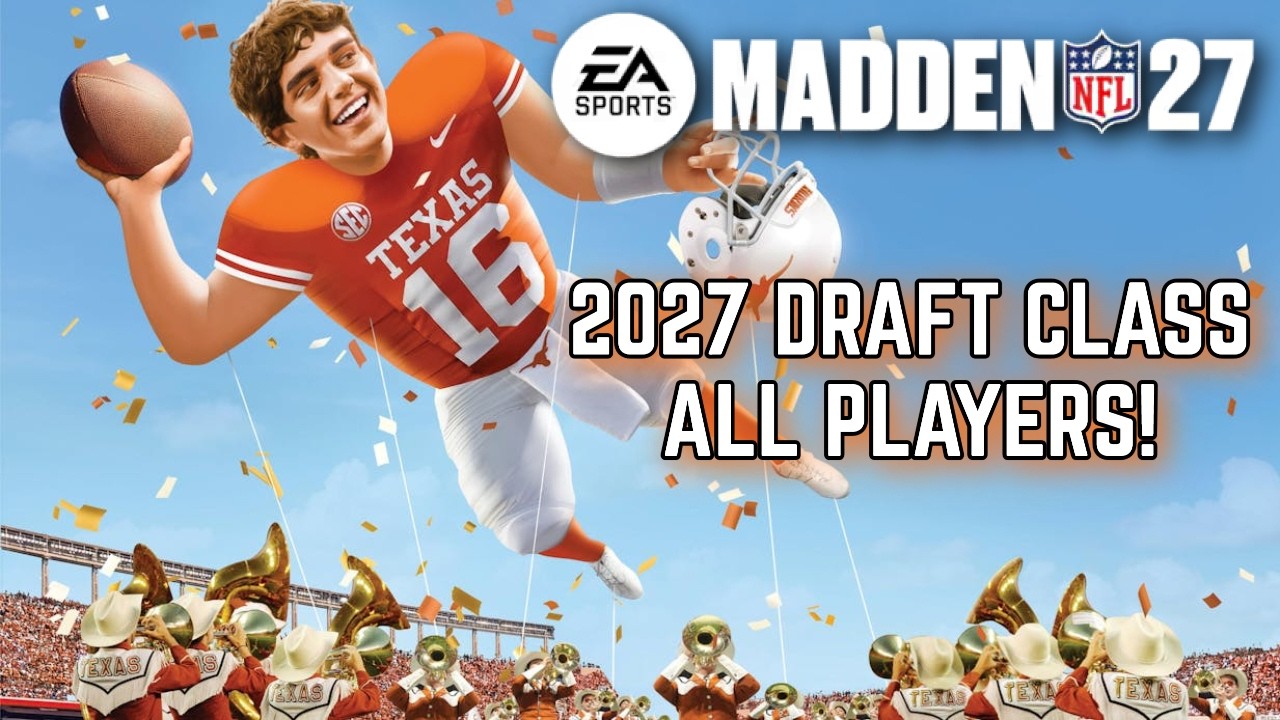 Madden NFL 27 &mdash; ВСЕ ИГРОКИ включены в предстоящий драфт-класс 2027 года