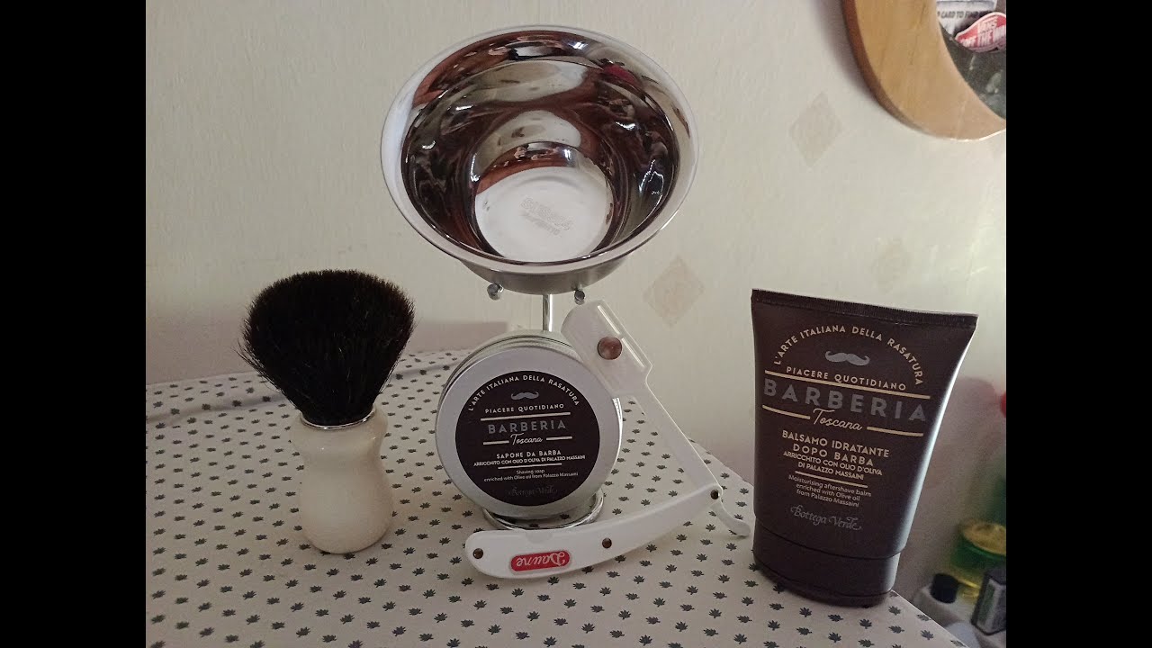Una Sbarbata Toscana con il Sapone Barberia Toscana di Bottega Verde