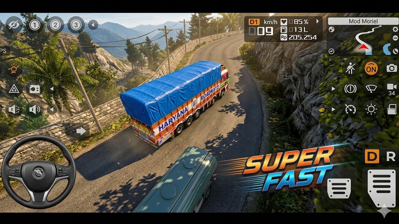 Day 24 ।। Bus simulator।। truck driving simulator ll indian road 
