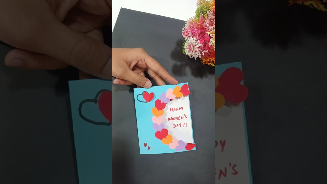 Women's day greeting card idea