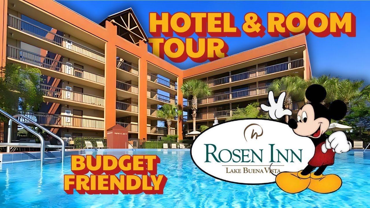 Where to Stay Near Disney World on a Budget? Rosen Inn Lake Buena Vista Hotel & Room Tour