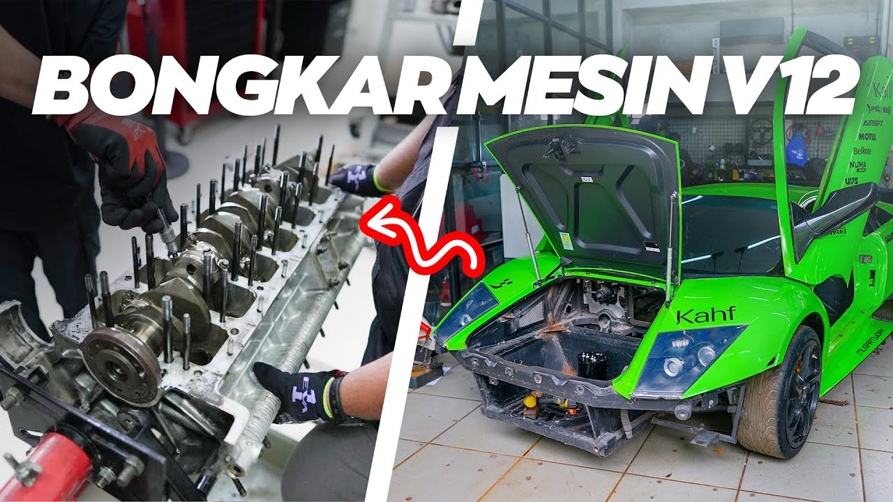 Jeroan V12 Lamborghini Kita Bongkar‼️ | Drift Bull EP.3