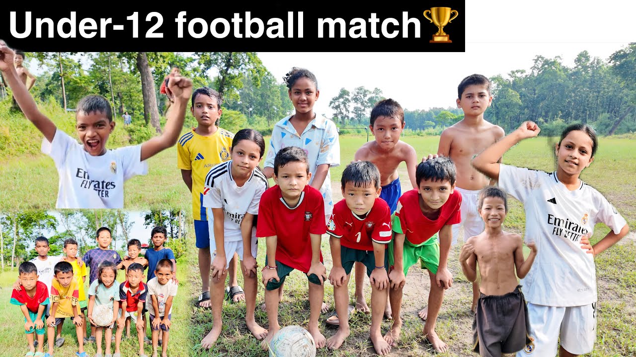 U-12 FOOTBALL MATCH⚽️🏆//BAINI HARU PANI KHELEKO😱😍@sebikaRai2
