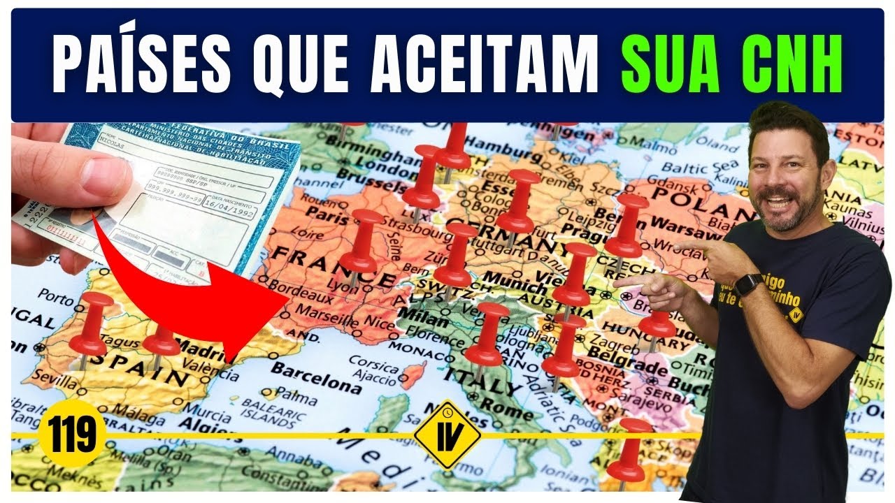 Quais países aceitam a CNH BRASILEIRA? | Rafa Filgueiras EP 119