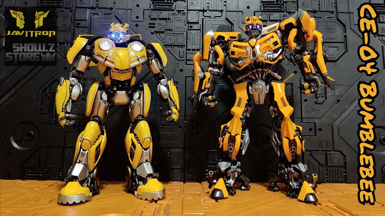 Review Transformers Cyber Era CE-04 Bumblebee KO 3A ThreeZero Masterpiece Javitron Show.z store