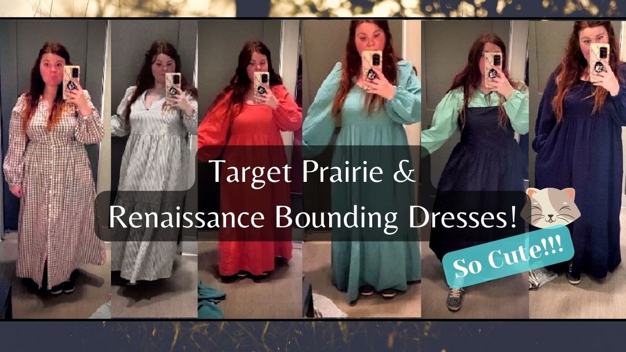 Trying on Target Prairie Dresses!