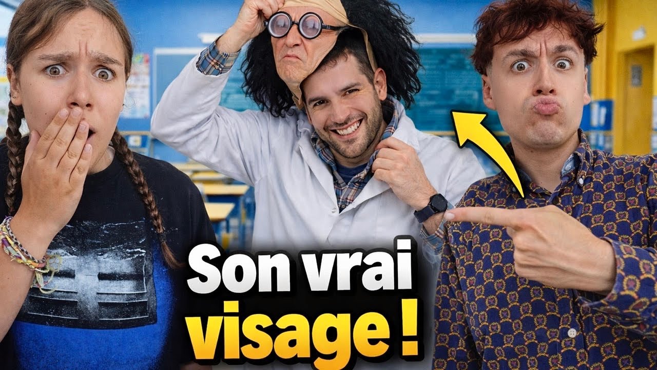 QUI EST VRAIMENT LE PROF ?! IL SE TRANSFORME ! - PINK LILY