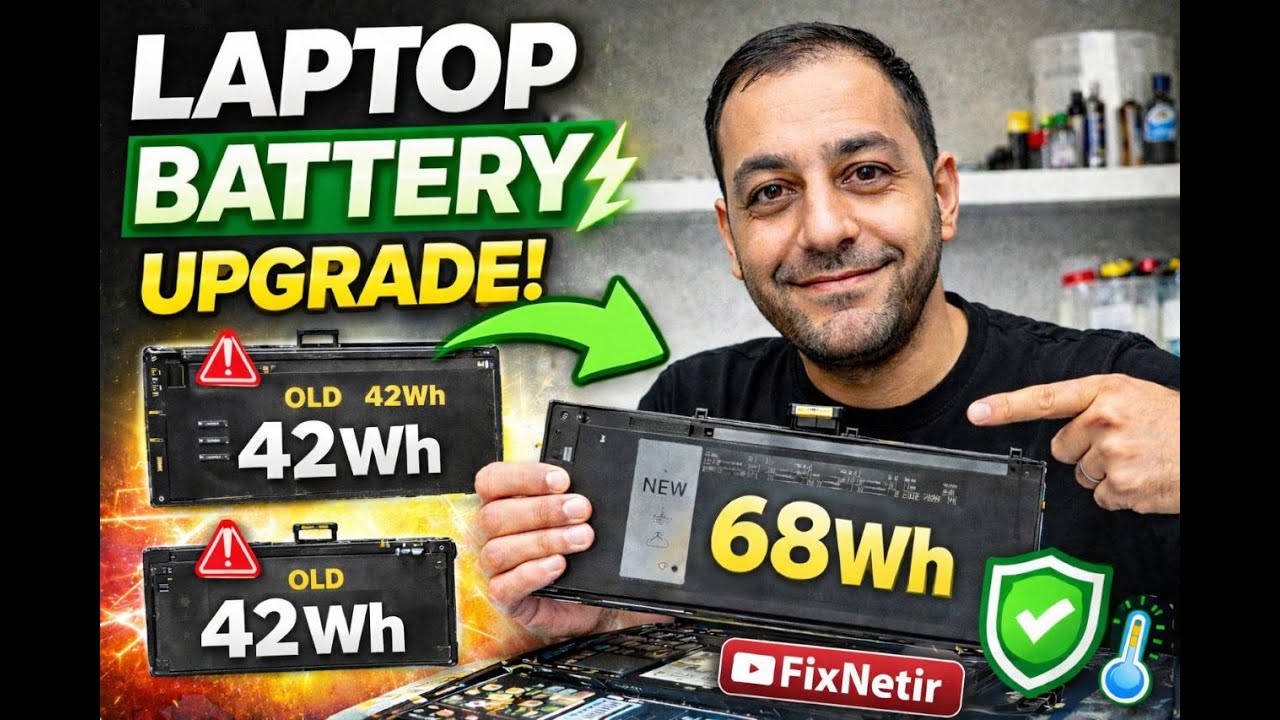 Huge Battery Upgrade! 42Wh to 68Wh on Dell 5590