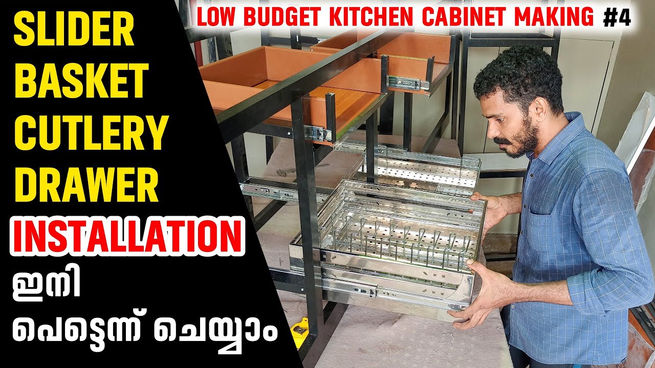 Kitchen Basket & Drawer Installation Simple Techniques | Cupboard Accessories | Kitchen Interior