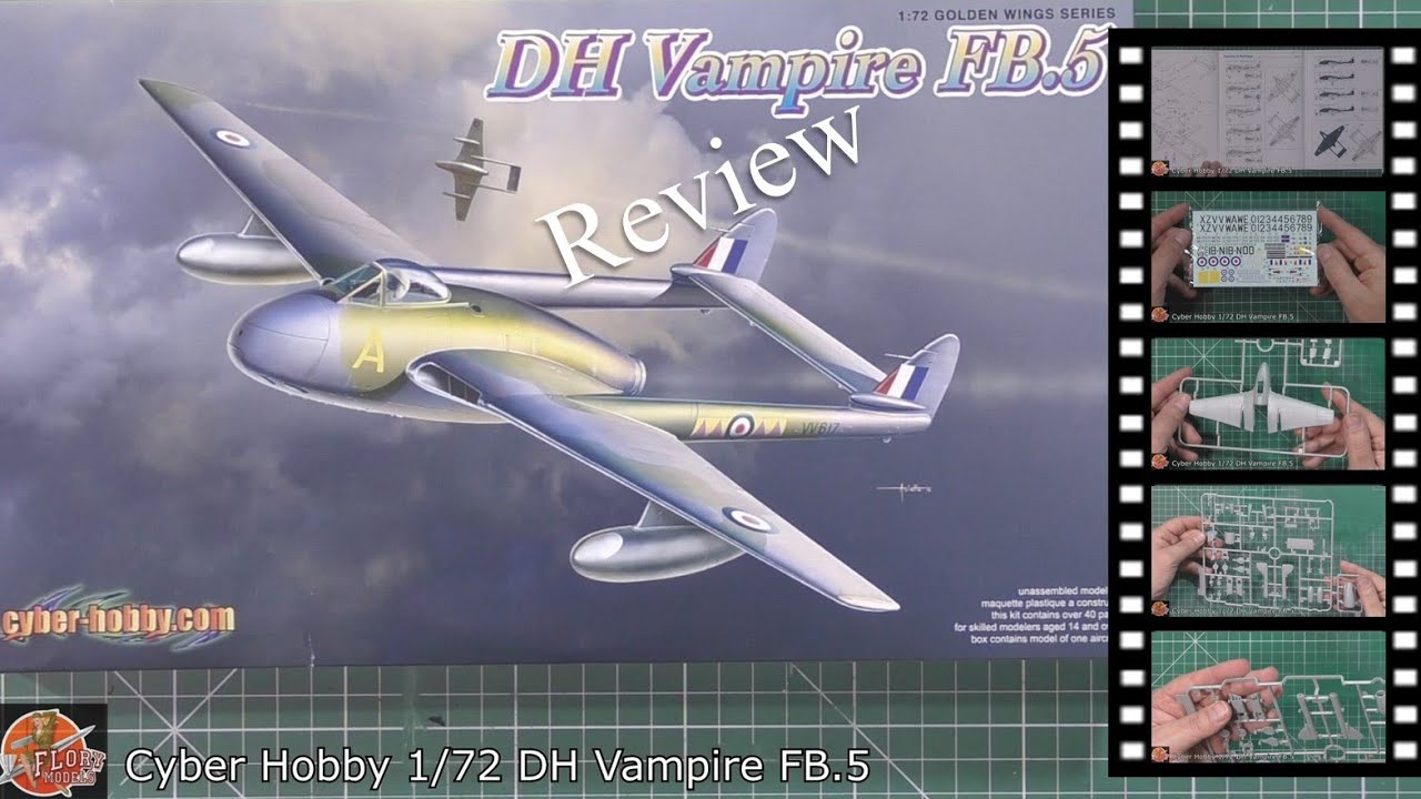 Cyber Hobby 1/72 DH Vampire FB.5 Review
