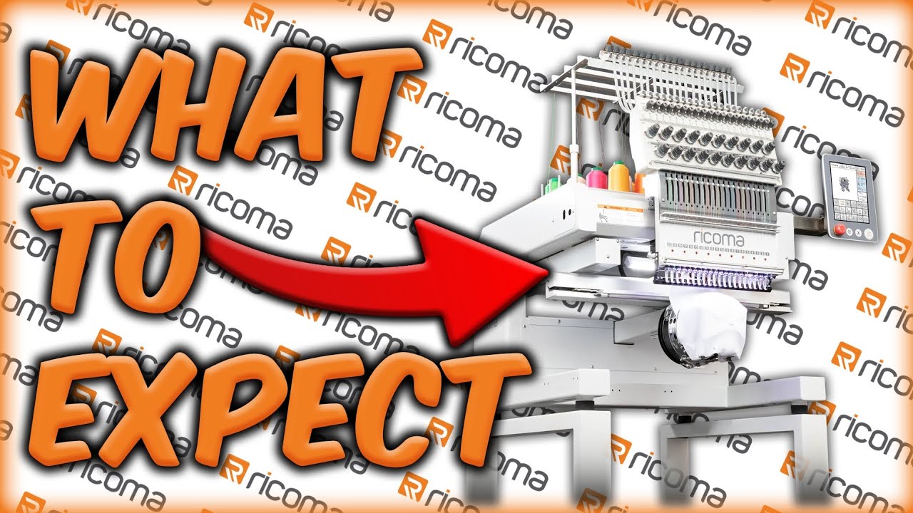 Unboxing The Ricoma MT 2001 20 Needle Embroidery Machine