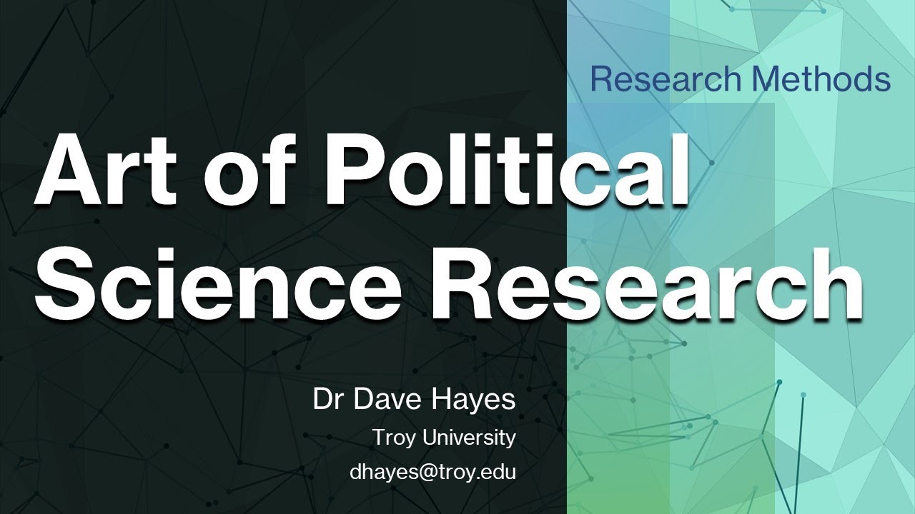 Art of Political Science Research