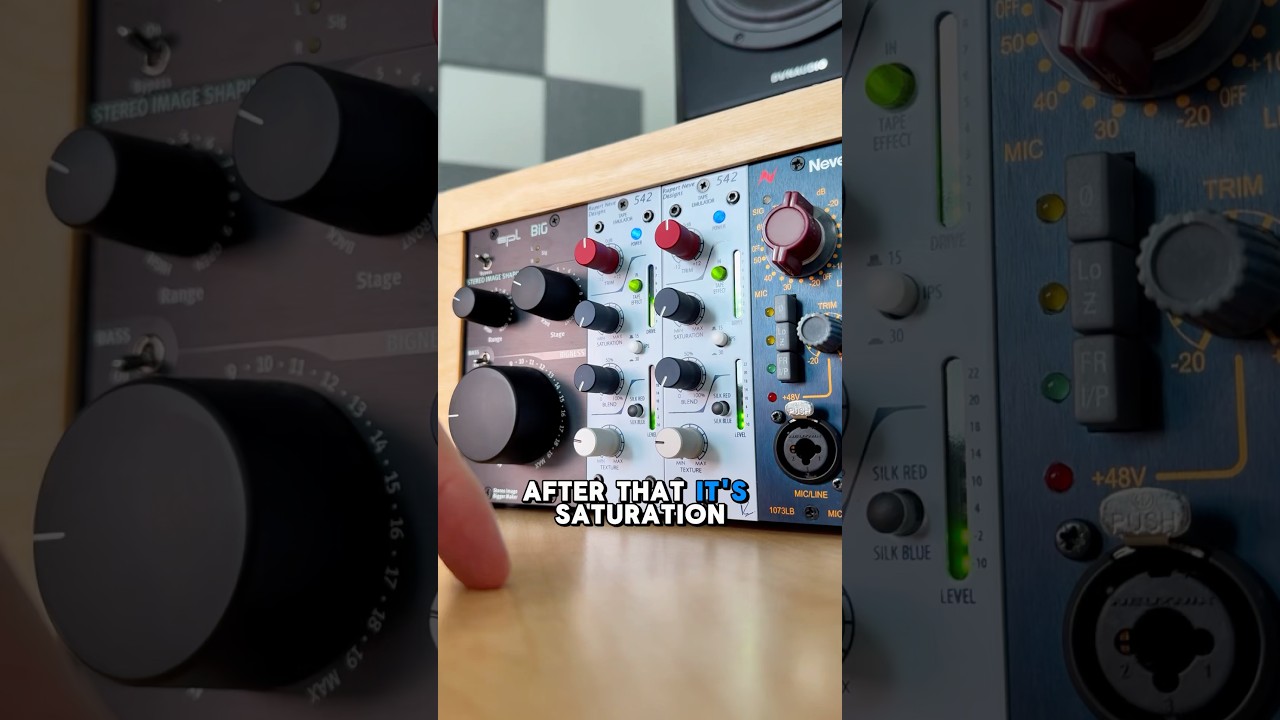 My &ldquo;Almost&rdquo; Entirely Analog Mix Bus Chain&hellip; #homestudio #mixing #studio #mastering #producer #gear