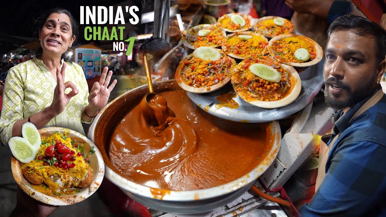 India’s No.1 Chaat in Mysore | Green Batani & Masala | 500 People Eat daily | @IndianFoodExplorer