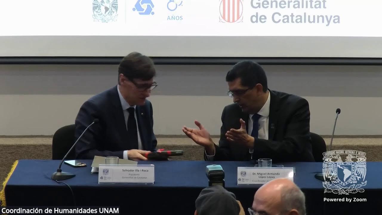 Actividad con Generalitat de Catalunya, Salvador Illa