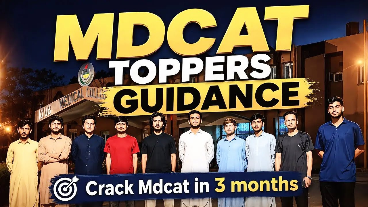 MDCAT Toppers Guidance 2026 | Crack MDCAT in 3 Months. Routine & Secret Tips