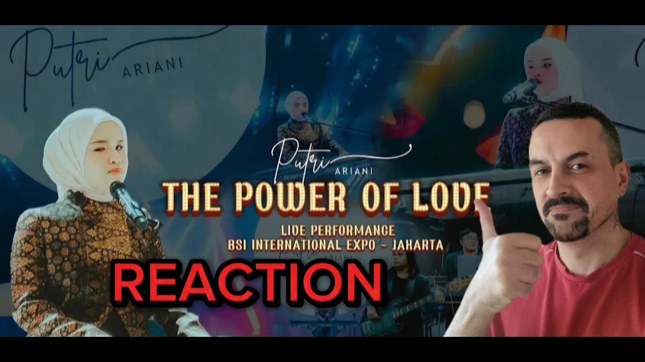 PUTRI ARIANI - THE POWER OF LOVE (LIVE PERFORM) CELINE DION COVER REACTION