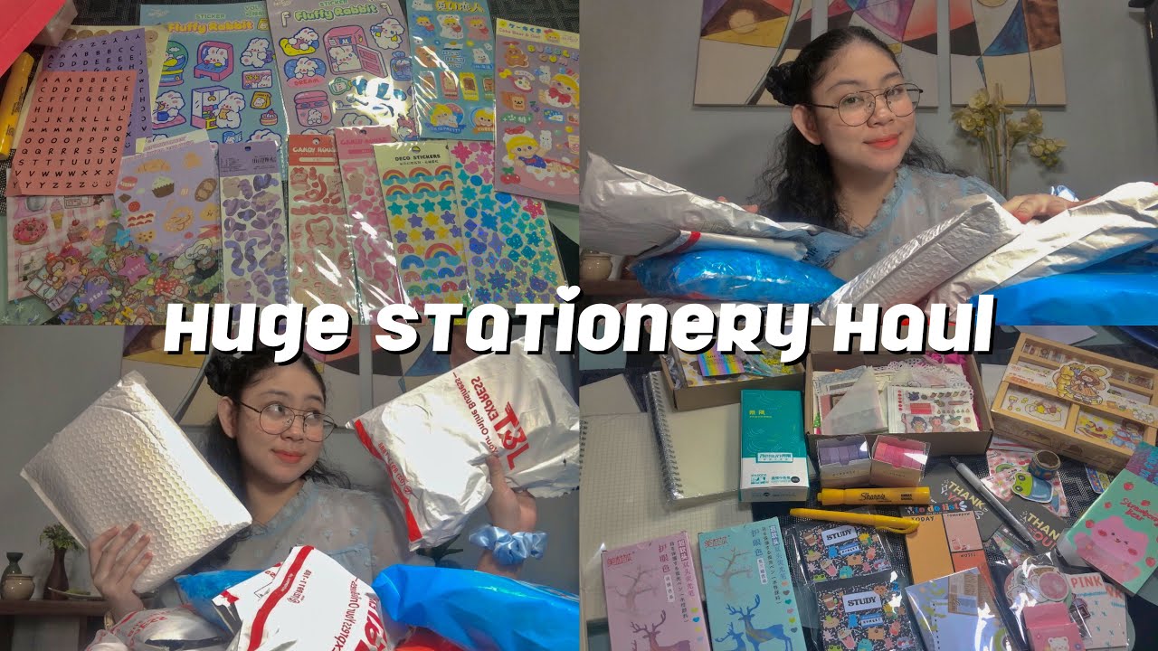 huge stationery haul 🪐☁️ affordable shopee school supplies (Philippines) | Isabella Gusto