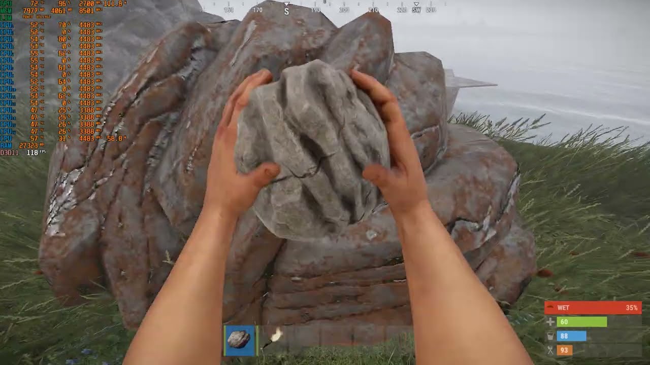 i5-12600KF - RTX 4060 - Rust Test