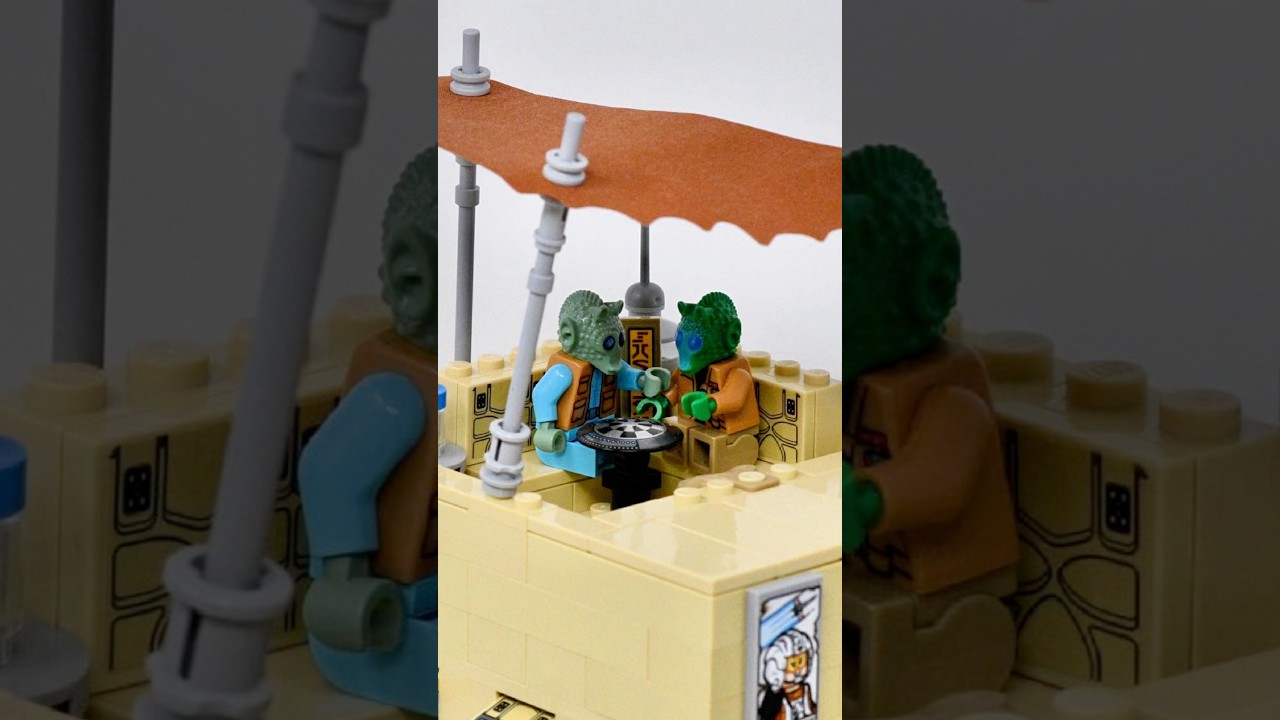 LEGO Mos Eisley Star Wars MOC #lego #legostarwars #legomoc #moc #legostarwarsmoc #timelapse