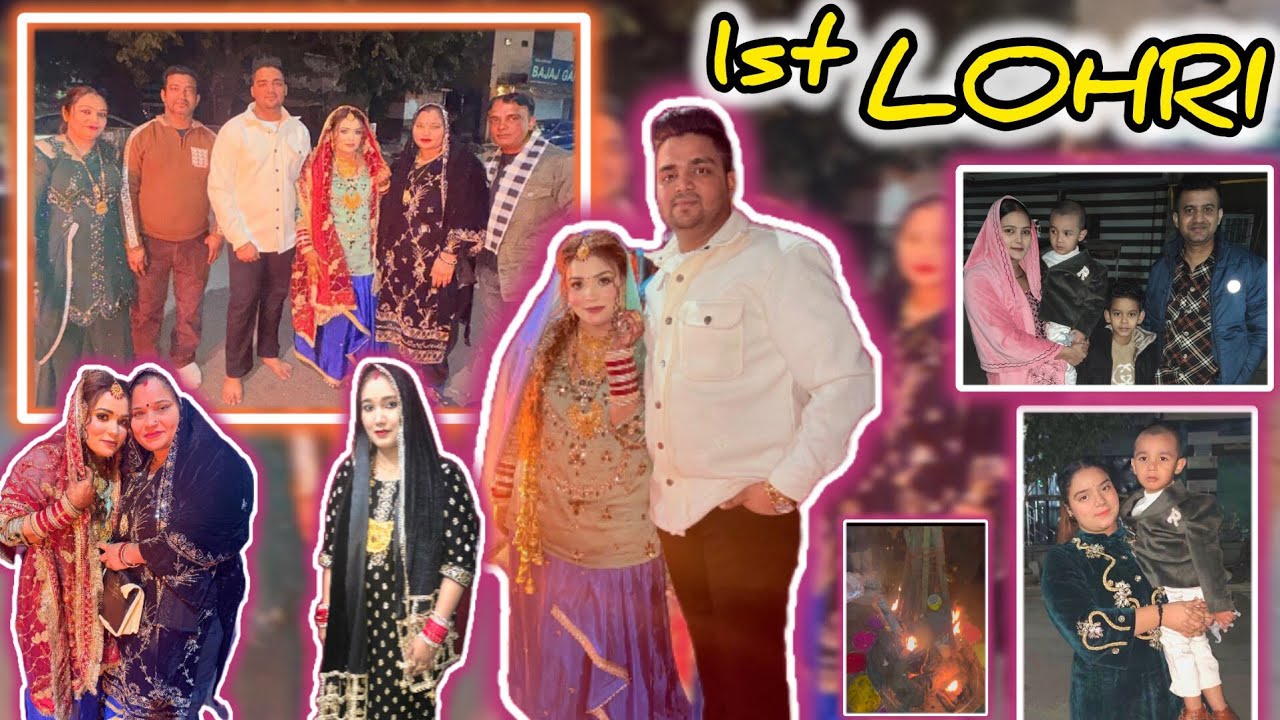 PAYAL CHIRAG'S FIRST LOHRI AFTER MARRIAGE......MAUKE SE AAYE LOHRI GIFTS😍❤️