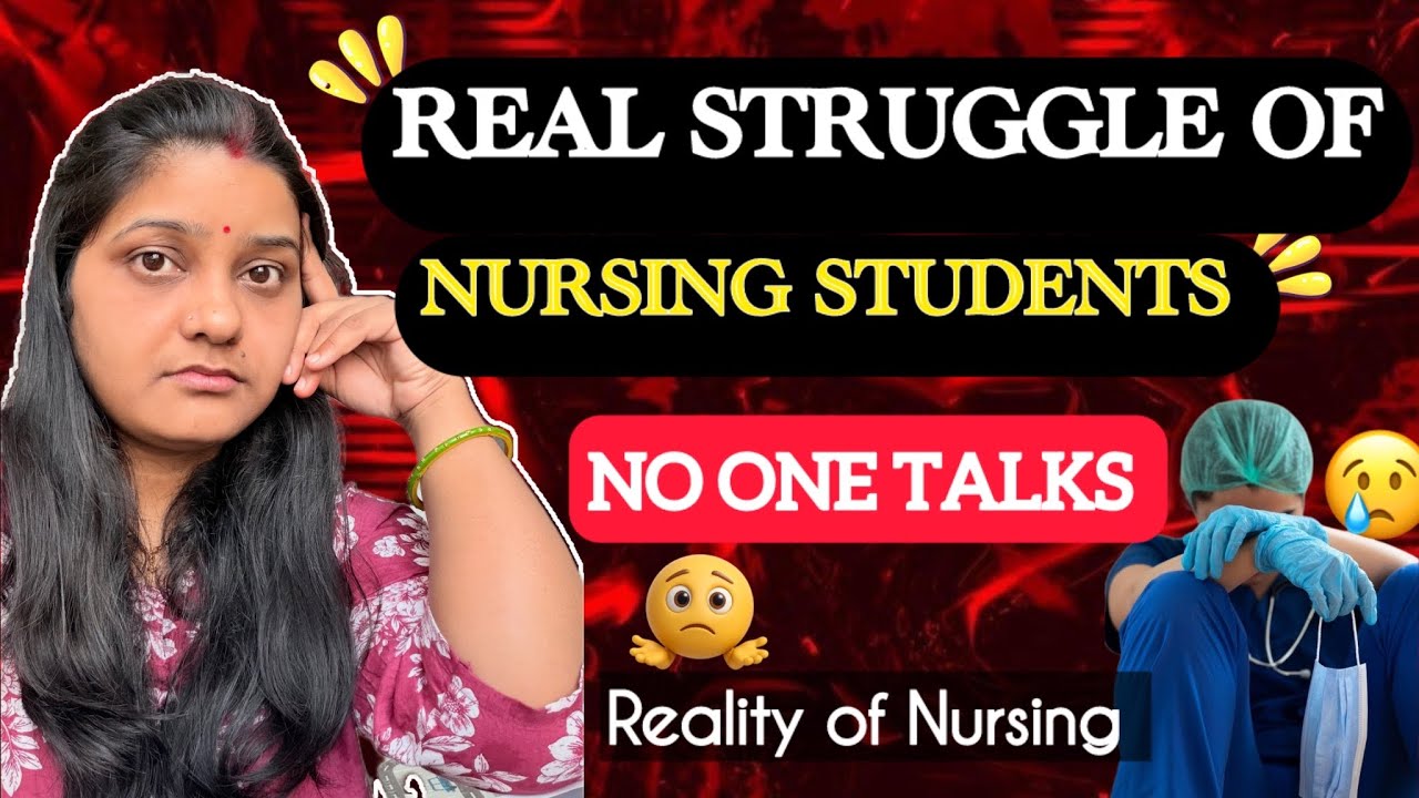 Reality of Bsc Nursing 😭| Truth No One Talks About✅ |Study, Duty & Mental Pressure😢Nursing students😣