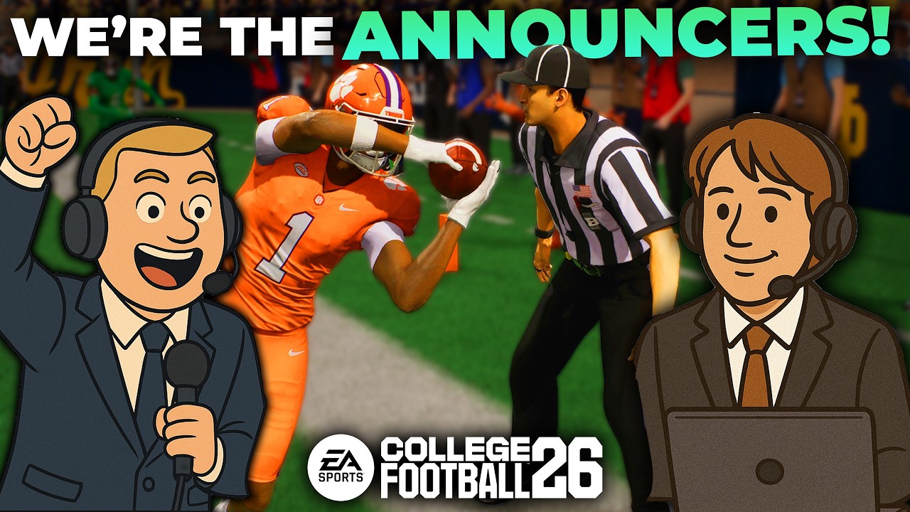 College Football 26: Мы — комментаторы №1! (Безумная компьютерная игра)