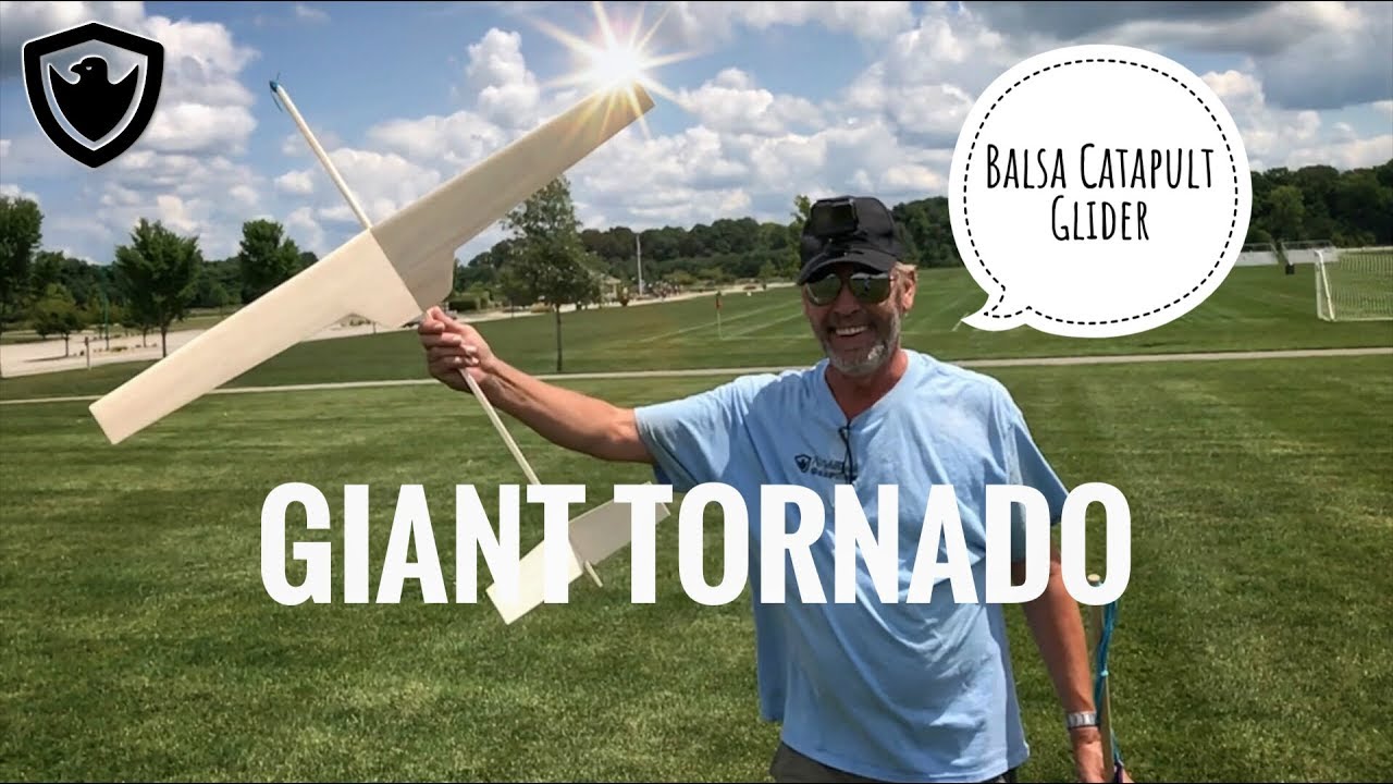 Наш самый большой катапультный планер в истории (Tornado 36 - 