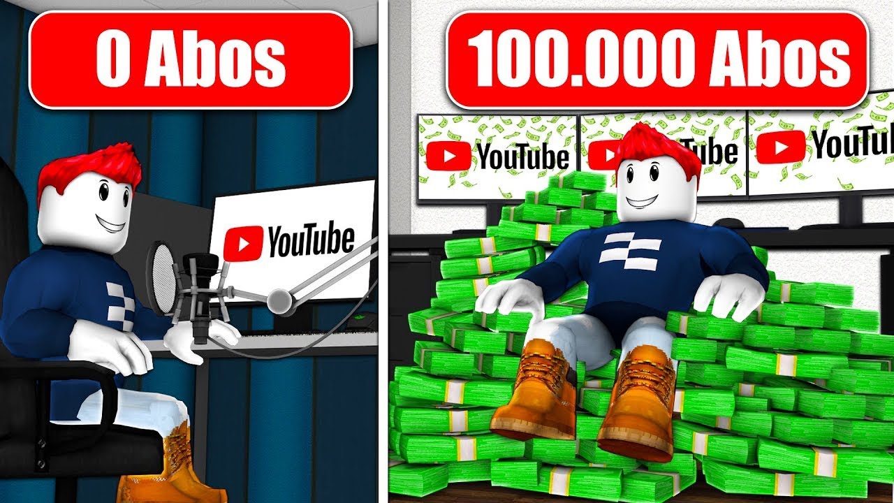 DAMIT BEKOMMST DU 100.000€ mit YOUTUBE (Roblox Film)
