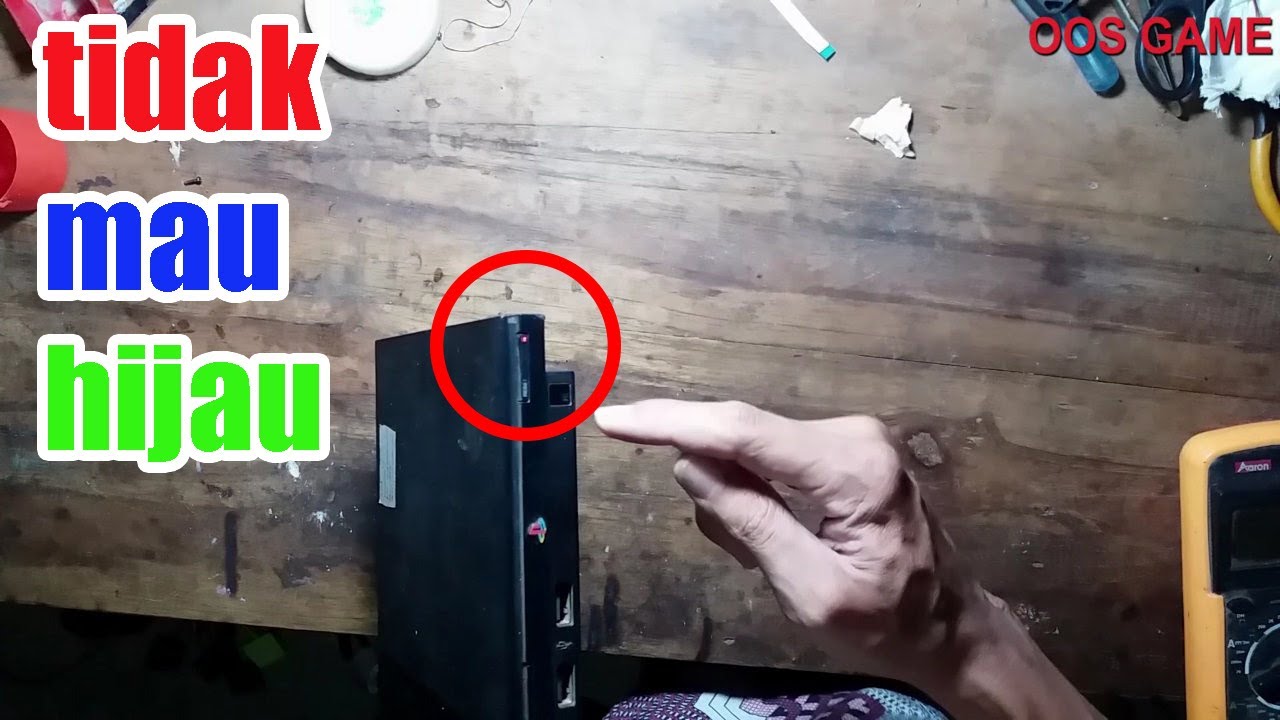 ps2 slim seri 90006 swit reset tidak mau hijau vlog 326