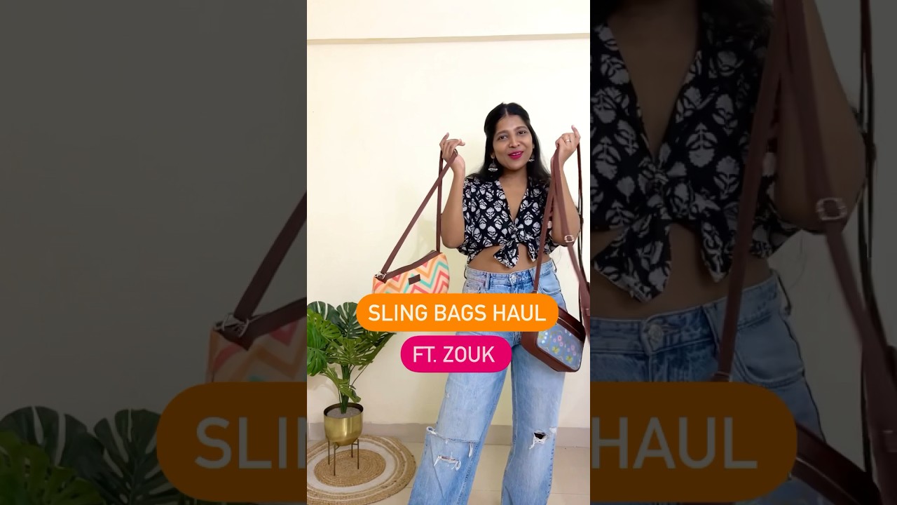 ZOUK Sling Bags Mini Haul! #amazonfinds