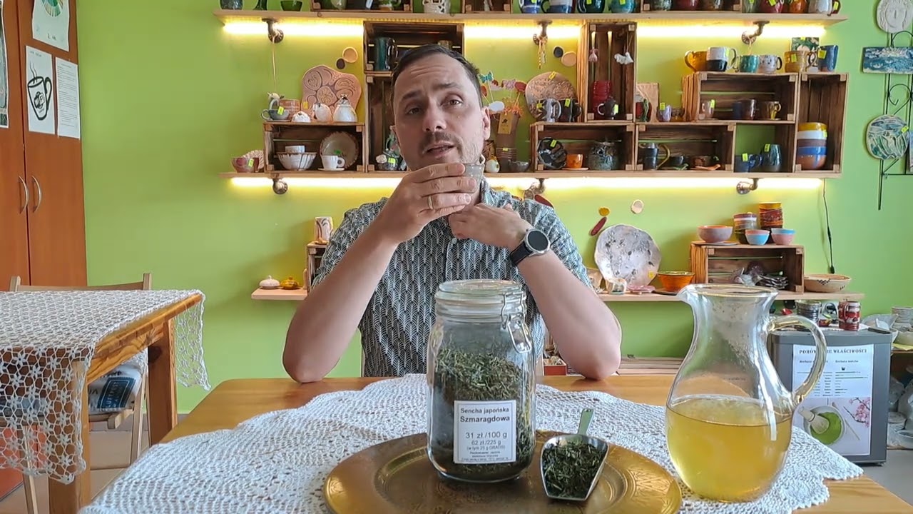 Herbata zielona Sencha Szmaragdowa japońska - degustacja w herbaciarni Smaksztuki.pl