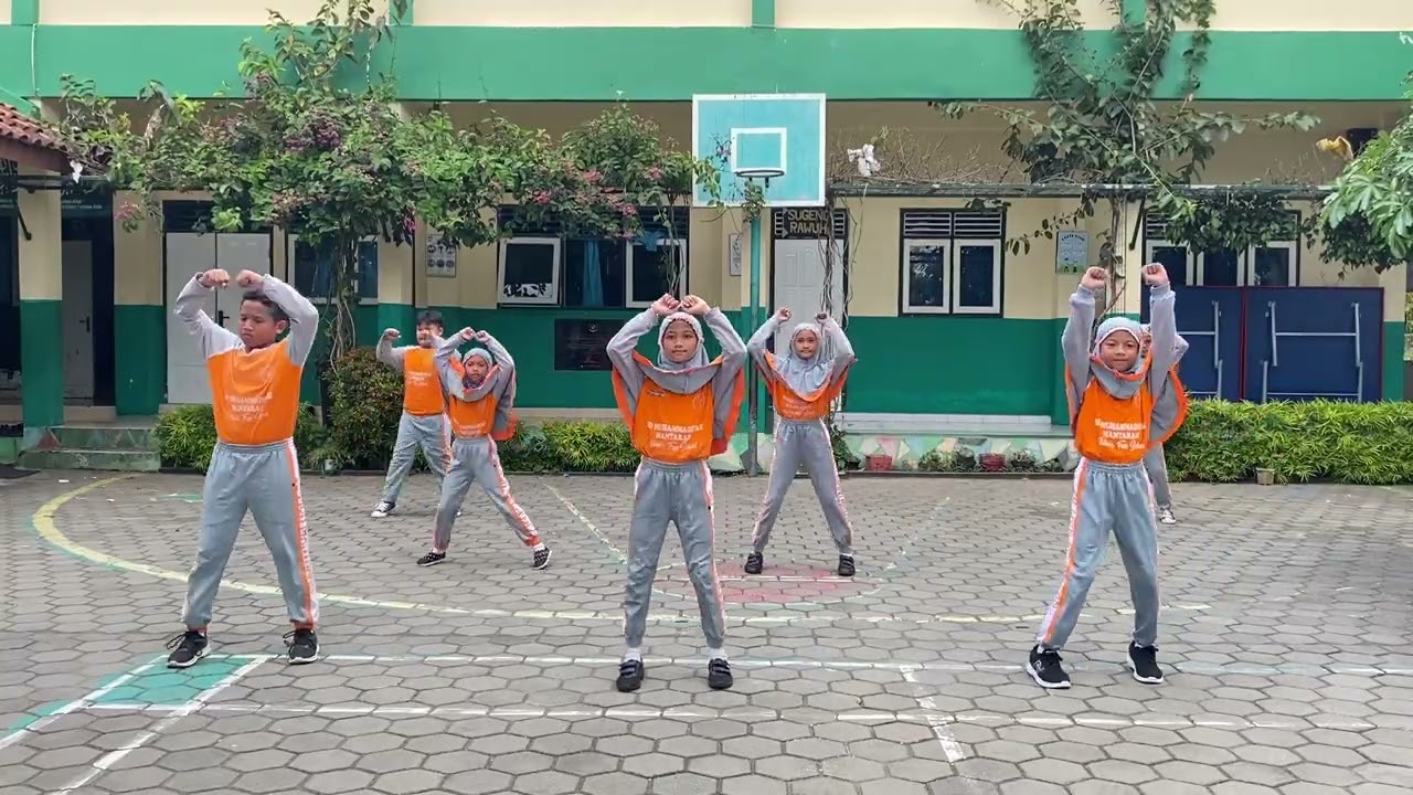 Lomba Senam Anak Indonesia Hebat 2025_SD Muhammadiyah Mantaran_Daerah Istimewa Yogyakarta