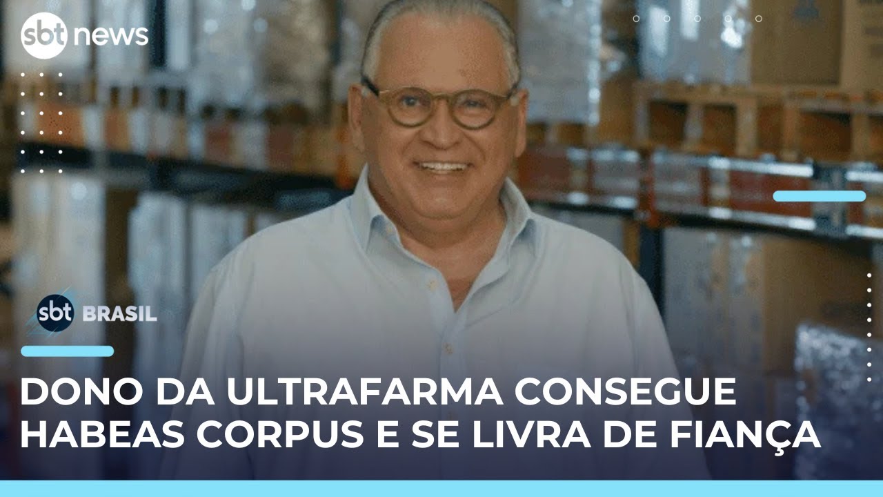 Tribunal de Justi&ccedil;a suspende fian&ccedil;a de R$ 25 milh&otilde;es do empres&aacute;rio Sidney Oliveira | #SBTBrasil