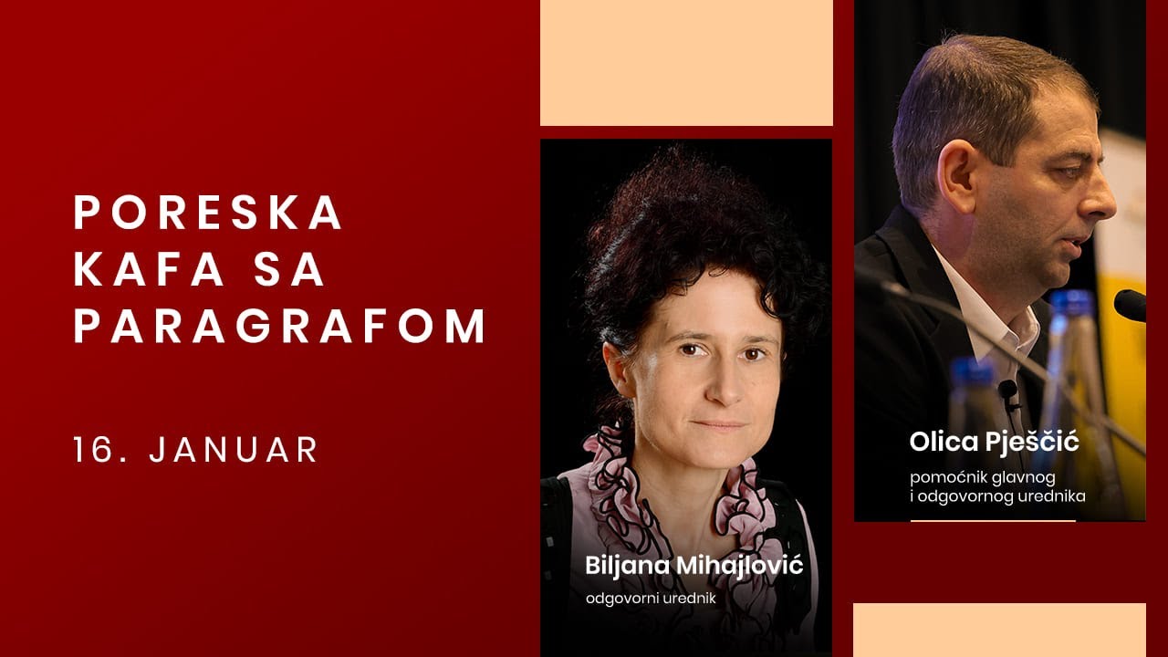 #podkast Kafa sa Paragrafom: Aktuelnosti sa Biljanom i Olicom - epizoda 38