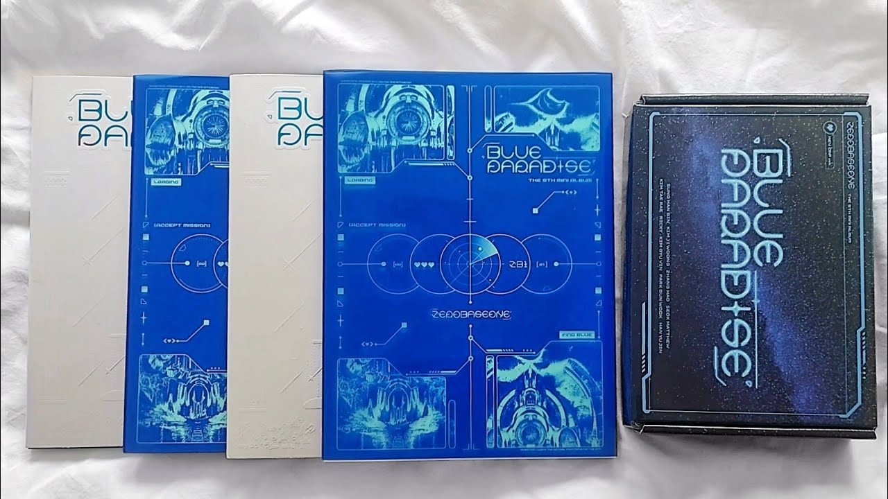 ☆ ZEROBASEONE 제로베이스원 5th Mini Album ❝ Blue Paradise ❞ Unboxing (Hide, Seek + Keycap) ☆