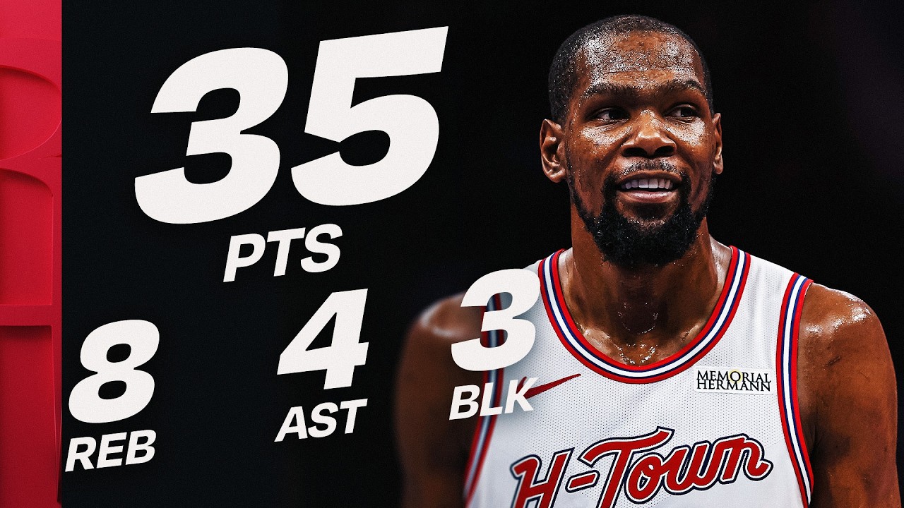 KD Delivers in the Clutch! 🔥 35 PTS Powers Rockets Past Hornets | February 19, 2026